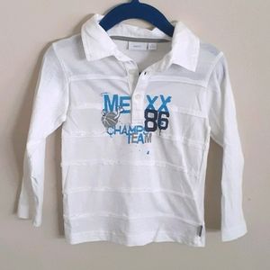 MEXX Toddler Boys Long Sleeve Polo Top, 24-30m